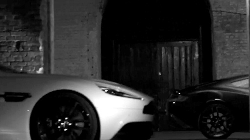 Кадр из тизера Aston Martin Vanquish Carbon Edition