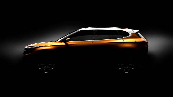 Скетч кроссовера KIA SP Concept