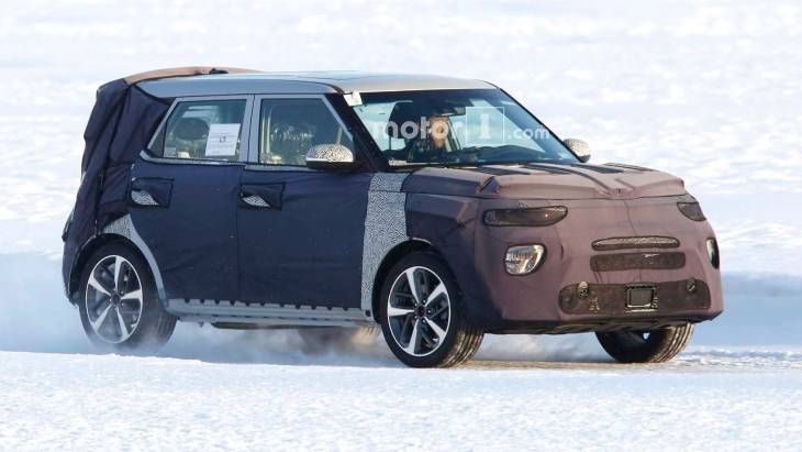 Тестовый прототип KIA Soul нового поколения