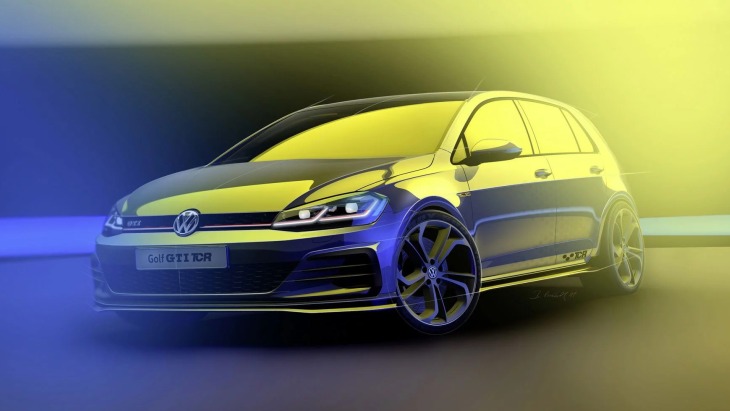 Скетч «заряженного» Volkswagen Golf GTI TCR